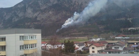 Waldbrand Gemeindegebiet Zirl