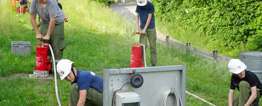 Vorbereitung für den „1. Feuerwehrjugend-Leistungsbewerb der Alpenregionen“ vom 28.06. – 30.06.2019 in Telfs