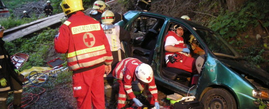 Übung mit Rettung