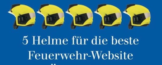 „Fünf Helme“ für die Homepage der FF Hötting