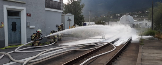 Übung am Bahnhof Hötting