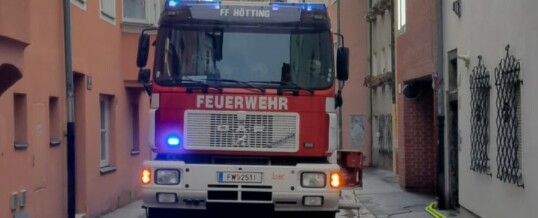 Alarmierung aufgrund Gewitterzelle