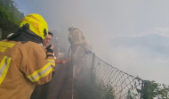 Brand Bahndamm