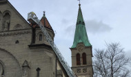 Sturmschaden Pfarrkirche Hötting