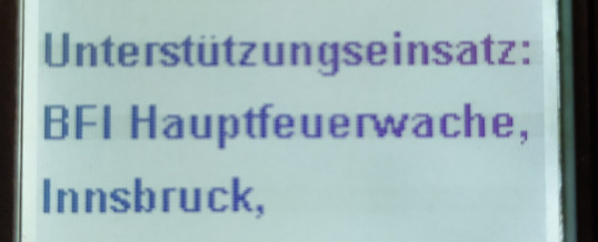 Alarmierung zum HFW besetzen