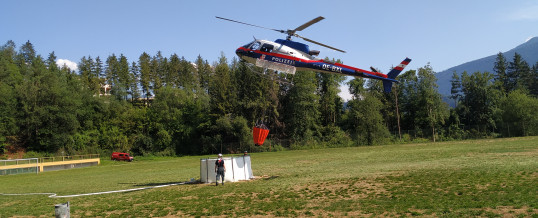 Alarmierung zu Waldbrand