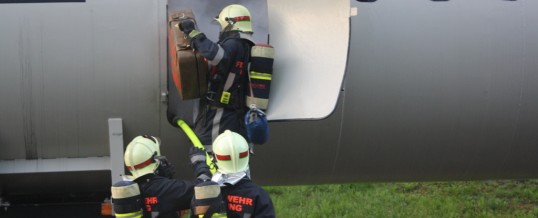 Übung – Brennendes Flugzeug