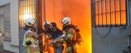 Übung mit Rettungsdienst