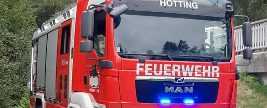 Kleinbrand im Freien